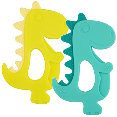 Canpol babies (51/006) Silikonowy gryzak dla niemowląt DINOZAUR