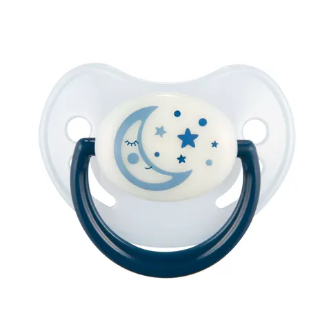 Canpol babies (22/501) Smoczek uspokajający silikon (6-18m) anatomicznym NIGHT DREAMS