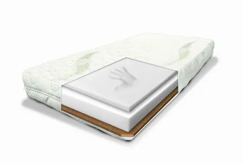 Tapi Materac KOKOS-PIANKA-VISCO (pianka memory) z pokrowcem Aloe Vera - 120x60 VPK