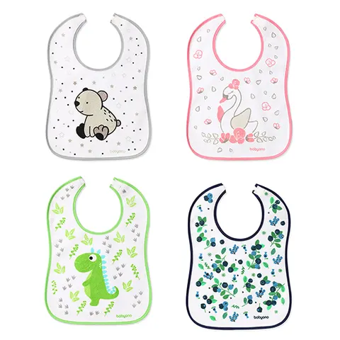 Babyono (b/833) Śliniak frotte I CAN ALMOST FEED MYSELF