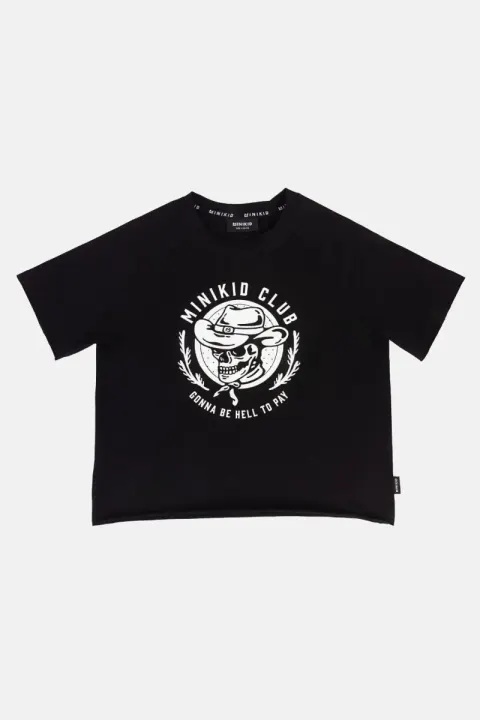 Koszulka BLACK SKULL T-SHIRT Minikid
