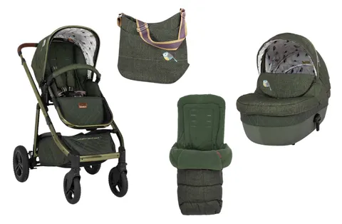 Wózek 2w1 Cosatto Wow Continental - Bureau + Śpiworek + Torba