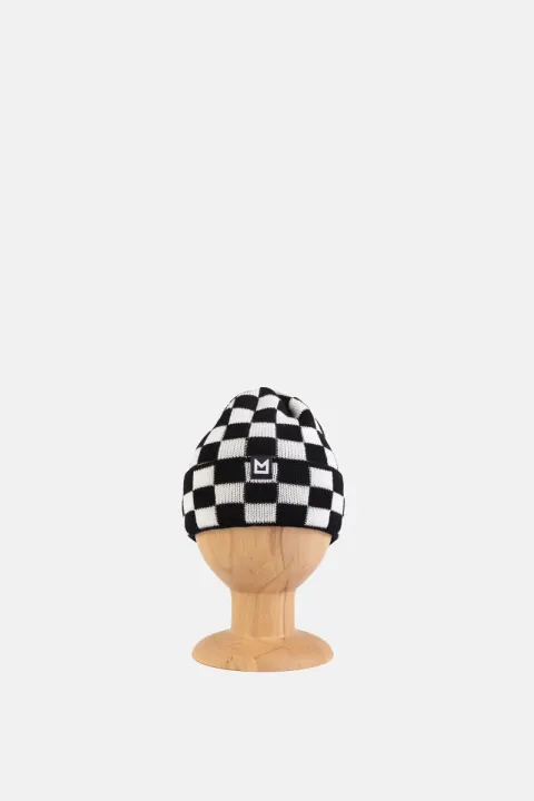 Czapka CHECKERED MERINO HAT Minikid