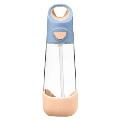 Bidon dla dziecka Butelka na wodę ze słomką tritanowa 600 ml Feeling Peachy b.box