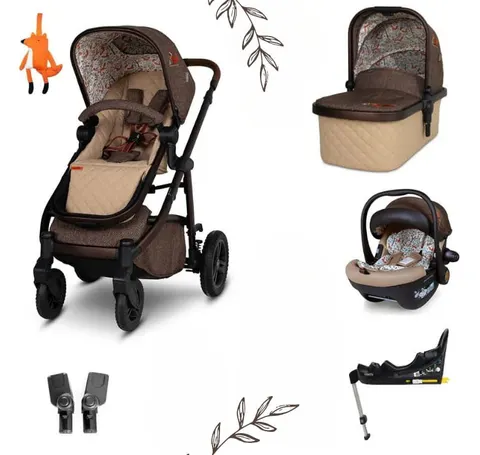 ZESTAW: Wózek 3w1 Cosatto WOW 3 - Foxford Hall + Baza Acorn Isofix i-Size