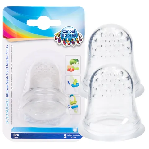 Canpol babies (56/011) Silikonowe siateczki do podawania pokarmu 2 szt