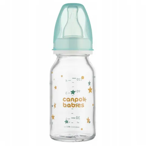 Canpol babies (42/202) Butelka szklana wąska 120 ml TOYS
