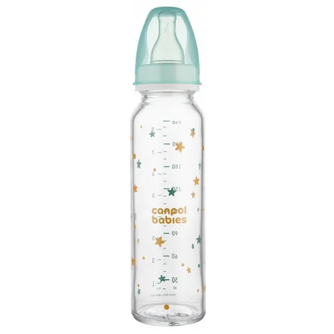 Canpol Babies (42/201) Butelka szklana wąska 240 ml
