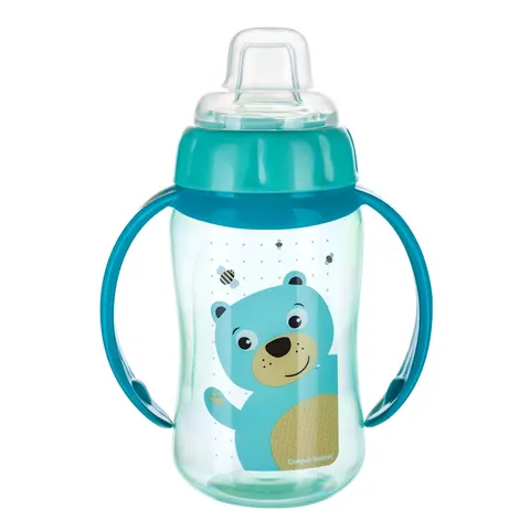 Canpol babies (56/512) Kubek treningowy ustnik silikonowy 320ml CUTE ANIMALS