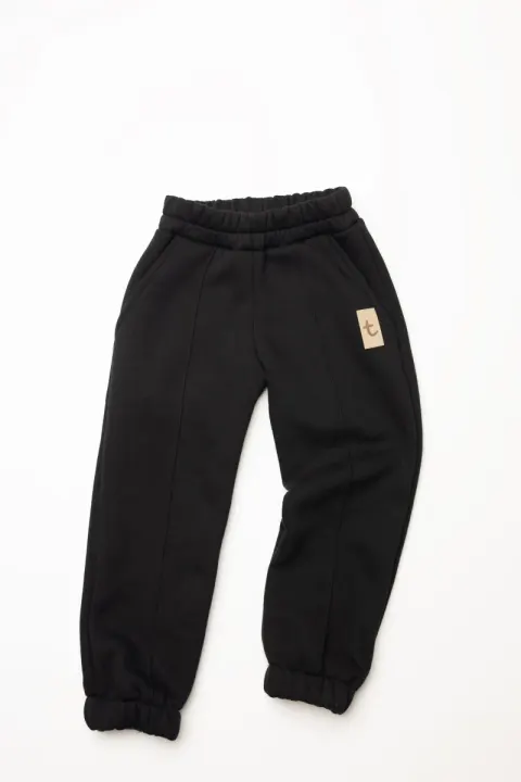 Spodnie ocieplane WINTER LOOSE black Czarne TUSS