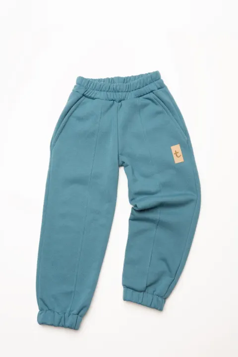 Spodnie ocieplane WINTER LOOSE blue Niebieskie TUSS