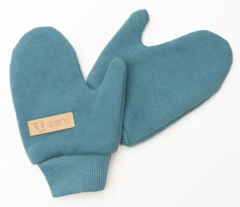 Rękawiczki BAWEŁNIANE blue Niebieskie TUSS