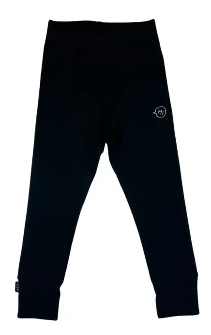 Elastyczne legginsy LEGGINGS / BLACK "HI" Piu di ME 233-25