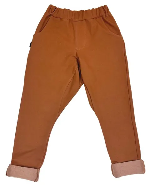 Spodnie o luźnym fasonie TROUSERS / RUST Piu di ME 243-25 A