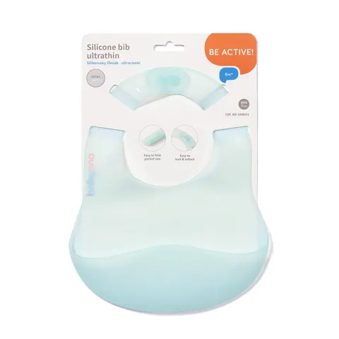Babyono (b/1598) Silikonowy śliniak- ultracienki