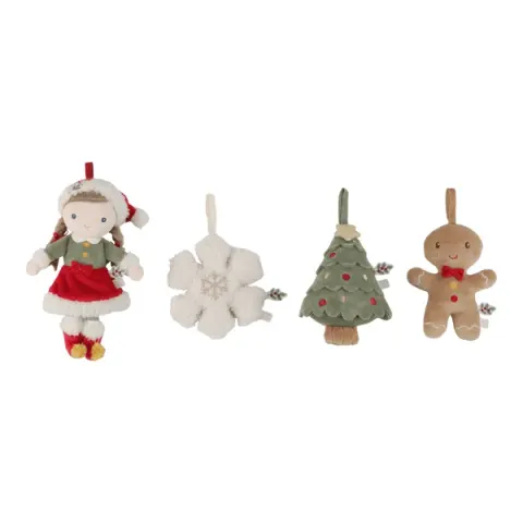 Zawieszki choinkowe Rosa X-MAS / Little Dutch