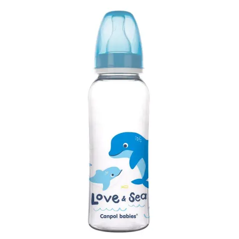 Canpol babies (59/400) Butelka wąska 250 ml LOVE & SEA