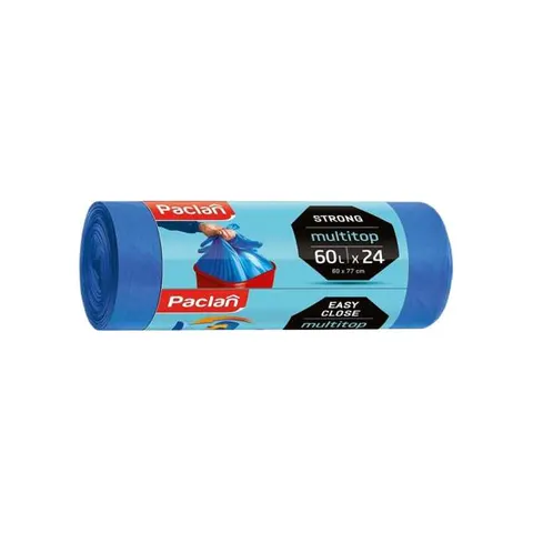 PACLAN Worki na śmieci MULTITOP 60 l, 24 szt