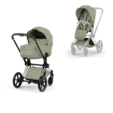 Cybex Priam 5.0 Style Wózek głęboko-spacerowy | Sage Green