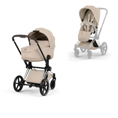 Cybex Priam 5.0 Style Wózek głęboko-spacerowy | Cozy Beige