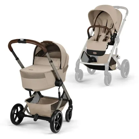 Cybex Balios S Lux Wózek 2w1 dziecięcy ze składaną gondolą