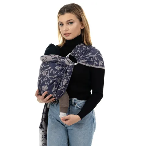 Fidella floral touch eclipse blue - chusta kółkowa
