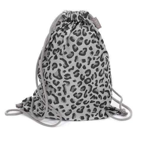 Fidella leopard silver - worek plecak