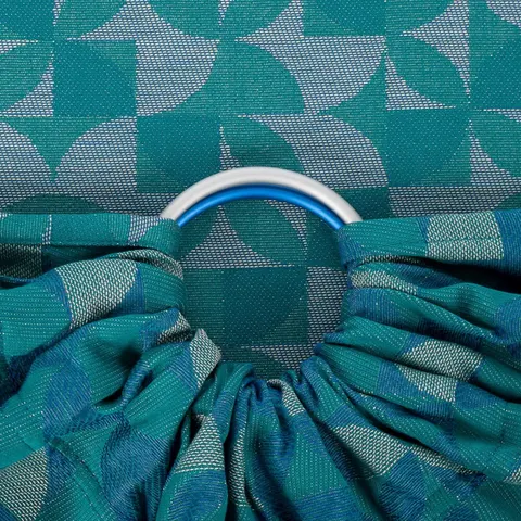 Fidella kaleidoscope ocean teal - chusta kółkowa