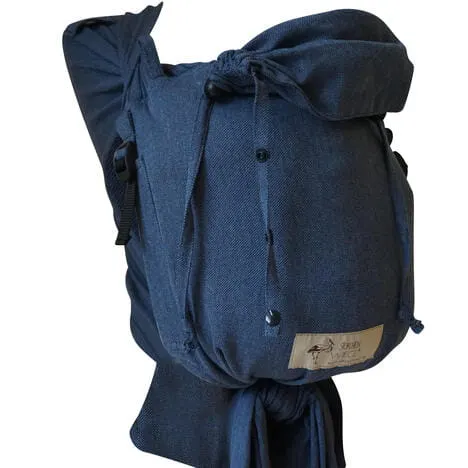 Storchenwiege WrapBabyCarrier denim - nosidło hybrydowe regulowane