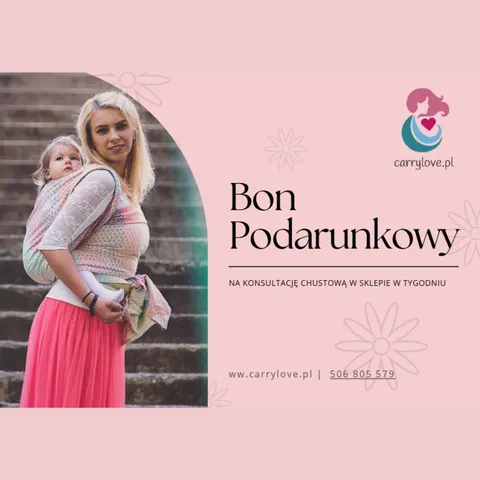 Karta podarunkowa na konsultację chustową