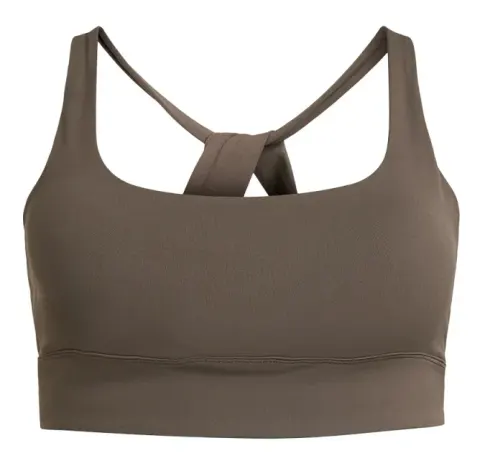 Top damski Butter Soft Sports Bra Seinna Dark Brown – Rethinkit Studios 21357-718