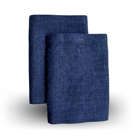 Qusy linen navy - nakładki ochronne na pasy nosidła
