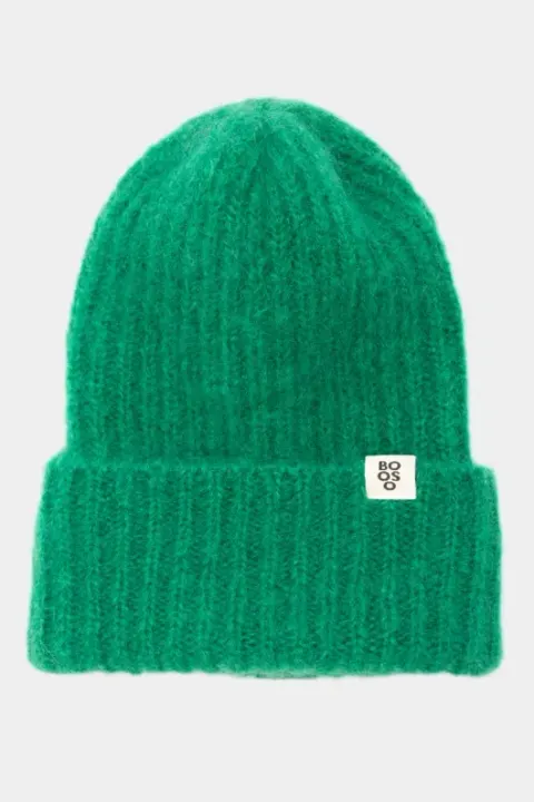 Czapka 619 FLUFF BEANIE green MOHER booso