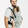 LennyLamb LennyUpgrade PRO Mała Jodełka Szara – nosidło z klamrą magnetyczną