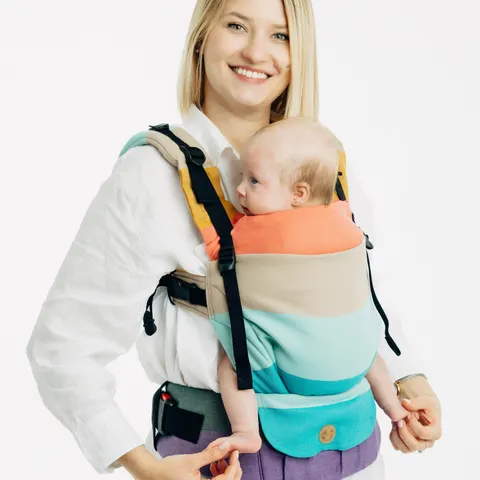 LennyLamb lennyupgrade PRO pastels - nosidło klamrowe regulowane
