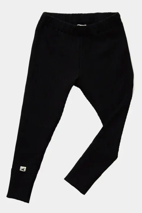 Legginsy 210 RIBB BLACK LEGGINS booso