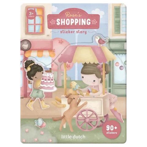 Little Dutch Książeczka z naklejkami Rosa na zakupach