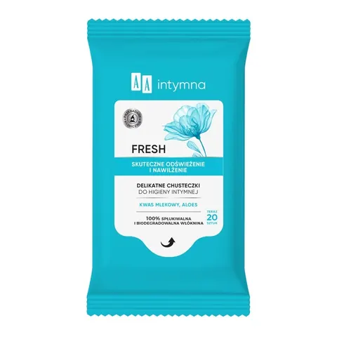 AA INTYMN Chusteczki d/hig.intymnej FRESH