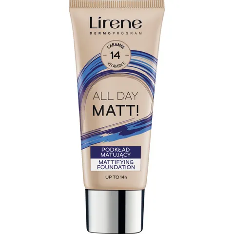 LIRENE Podkład matujący 14 KARMEL, 30 ml