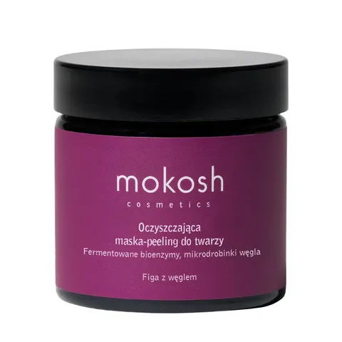 MOKOSH Maska-peeling d/twarzy 60ml Figa+Węgiel