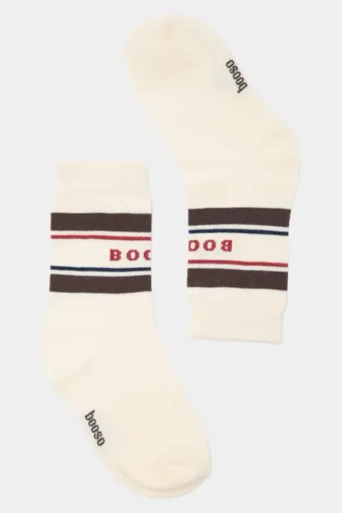 Skarpetki krótkie 617A BOOSO SOCKS ECRU booso