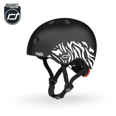 Kask XXS-S dla dzieci 1-5 lat Zebra / Scootandride