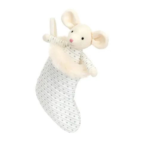 Myszka w Lśniącej Skarpecie 20 cm 0 m+ Jellycat SHIM4SM
