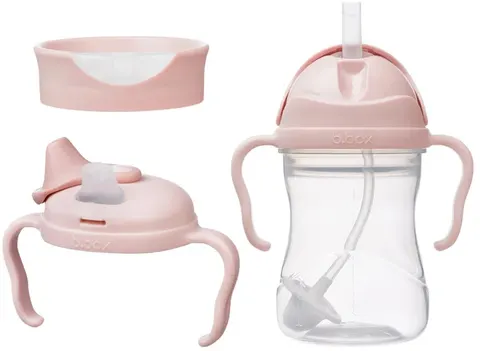 Kubek do nauki picia dla dziecka - zestaw 3w1 240 ml Blush b.box BB001349