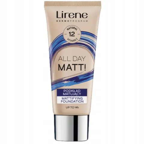 LIRENE Podkład matujący 12 NATURALNY, 30 ml