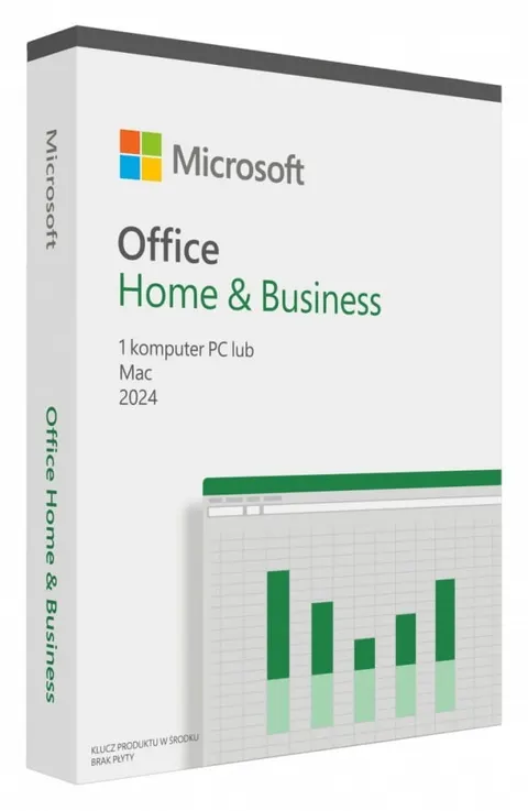 Microsoft Office Home & Business 2024 PL Win/Mac Box EP2-06675, Zastępuje P/N: T5D-03539