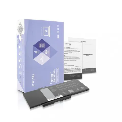Mitsu Bateria do Dell Latitude E5450, E5550 5800mAh (43Wh) 7.4-7.6 Volt