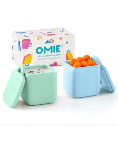 OmieDip 2 szczelne pojemniczki BLUE MINT OMIE