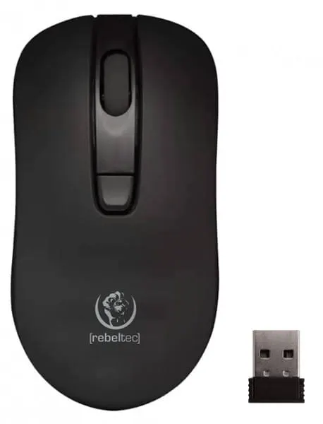Rebeltec Mysz bezprzewodowa STAR 800/1000/1600 DPI czarna