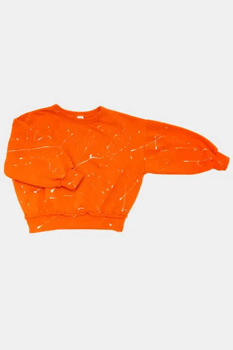 Bluza 120 ORANGE SPLASH SWEATSHIRT booso